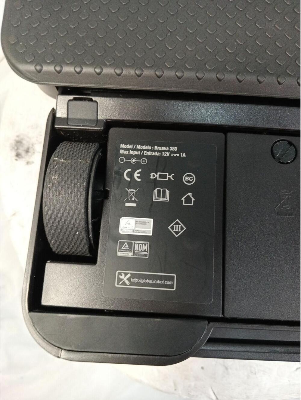 iRobot Braava 380 Floor Mopping Robot Black Hardwood Cleaner